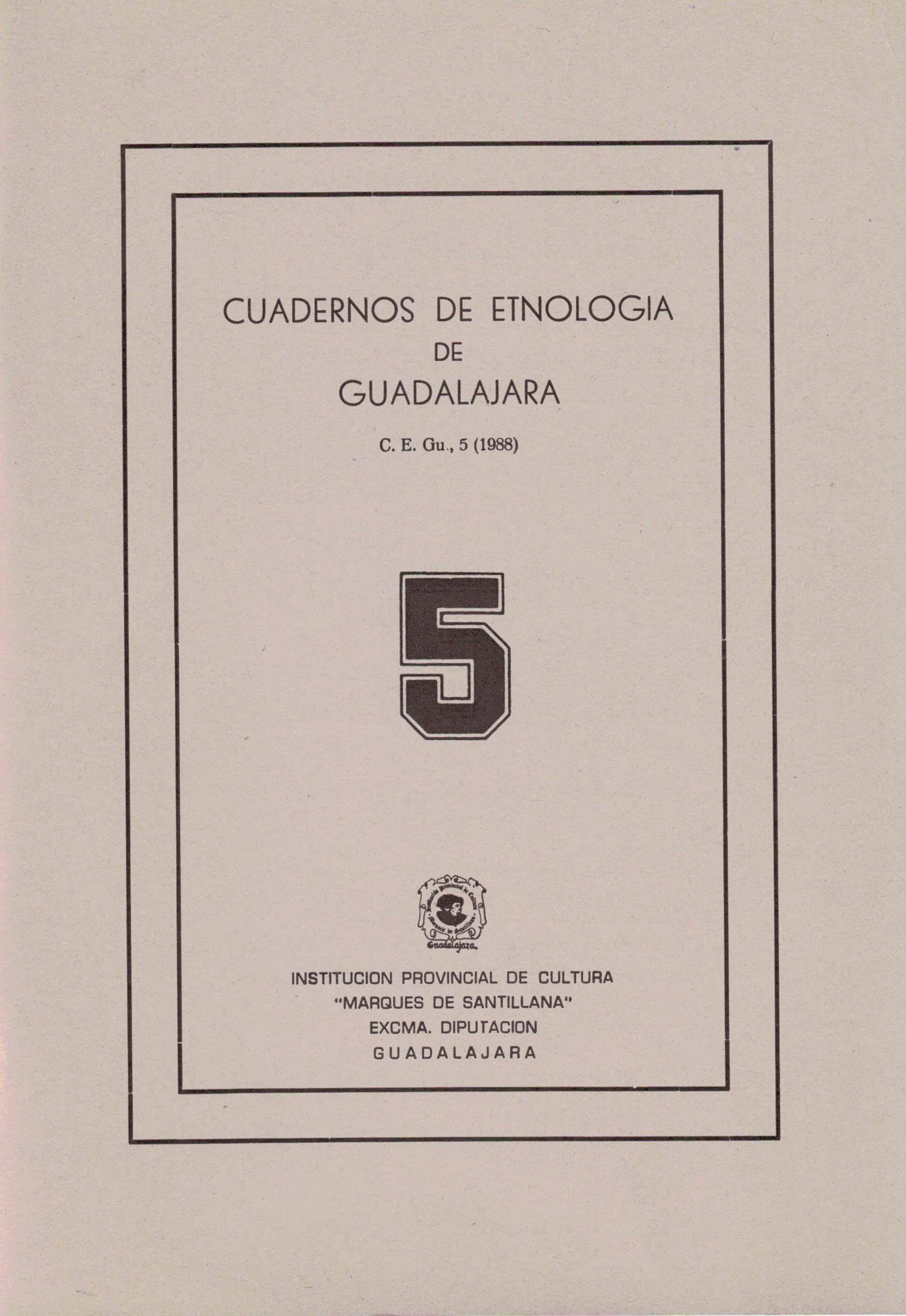 Cuadernos de Etnologia de Guadalajara 5